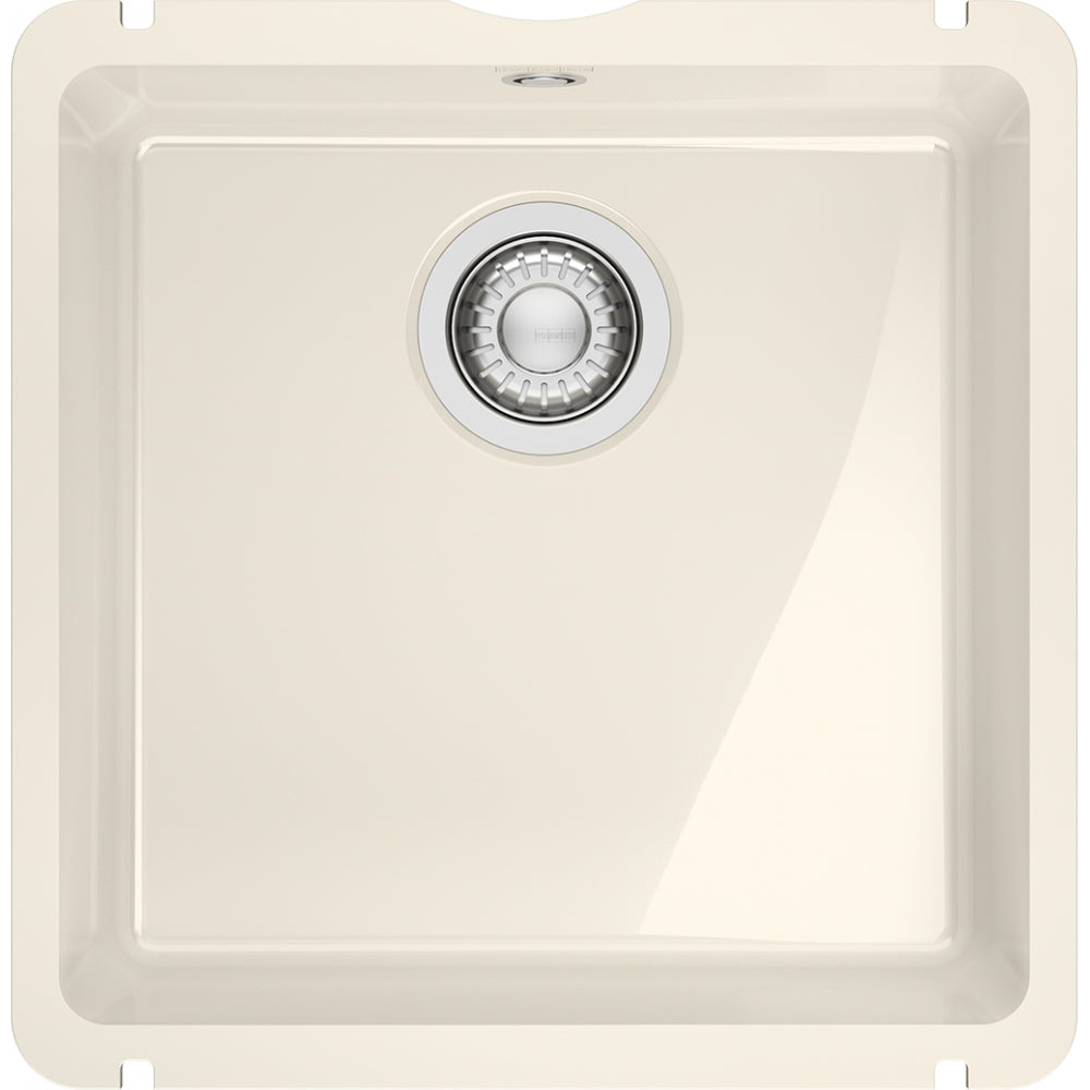 Fregadero Franke cerámica Kubus KXK 110-41 Vainilla Brillante