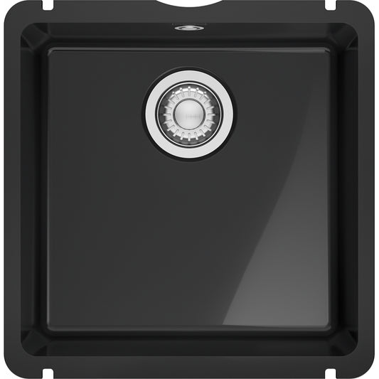 Fregadero Franke cerámica Kubus KXK 110-41 Onyx Brillante