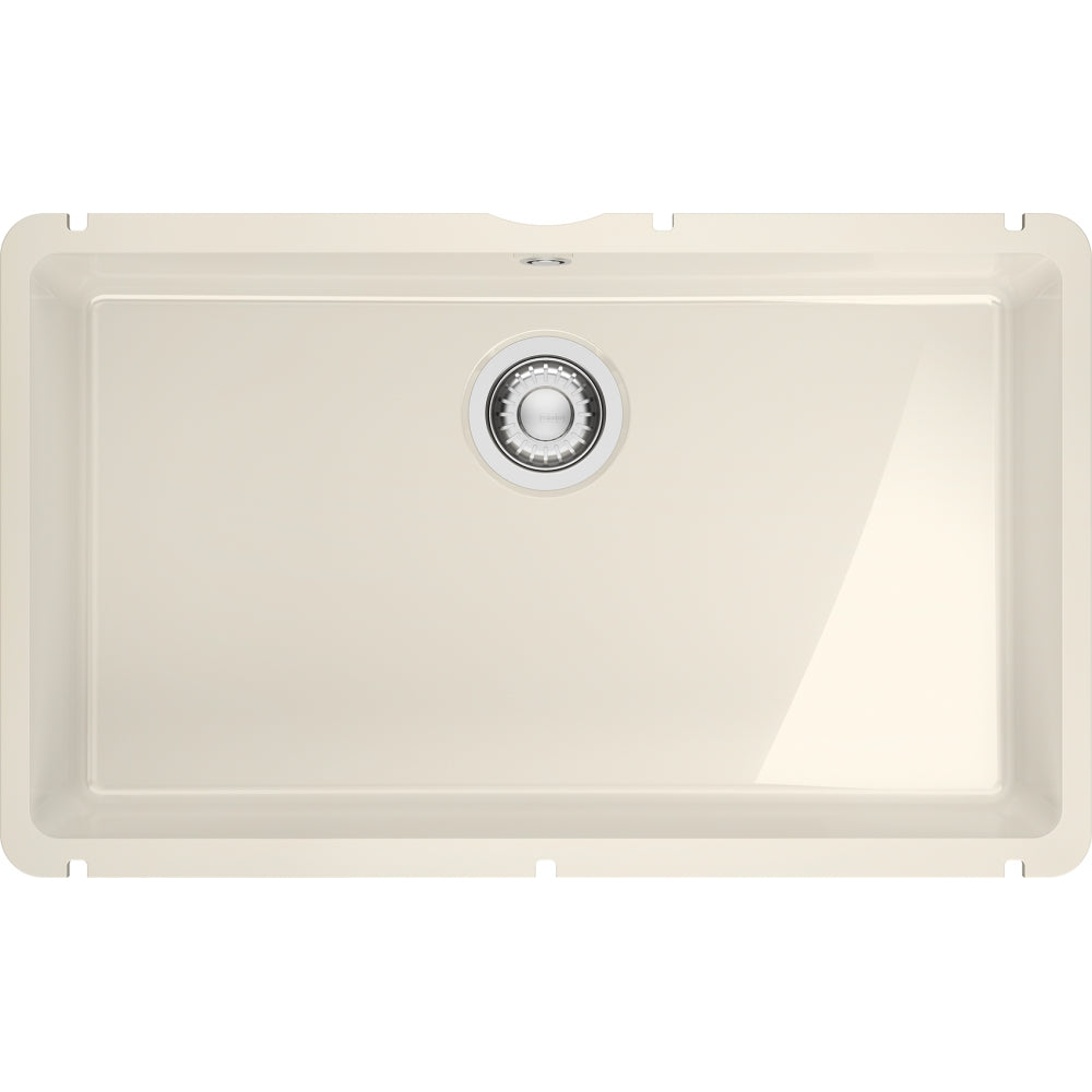 Fregadero Franke cerámica Kubus KXK 110-71 Vainilla Brillante