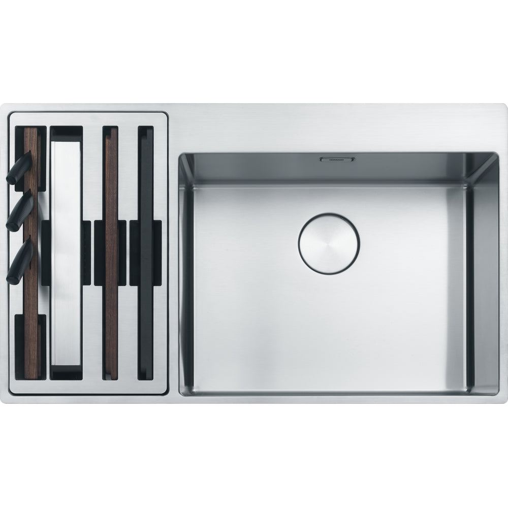 Fregadero Franke Box Center dos cubetas BWX 220-54-27 TL
Accesorios izquierda