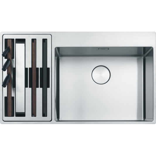 Fregadero Franke Box Center dos cubetas BWX 220-54-27 TL
Accesorios izquierda