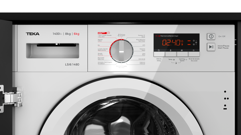 Lavasecadora integrable Teka Total LSI6 1480 (8 kg. lavado y 6 kg. de secado) 114030005