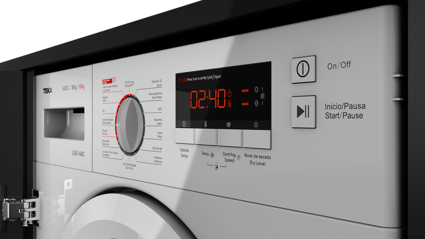 Lavasecadora integrable Teka Total LSI6 1480 (8 kg. lavado y 6 kg. de secado) 114030005