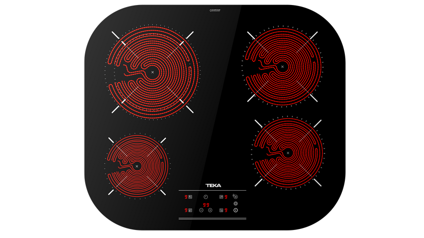 Placa de vitrocerámica Teka Total TCC 64310 TTC BK 112540010