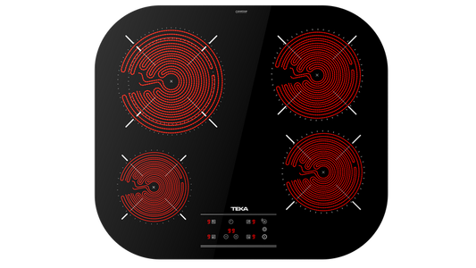 Placa de vitrocerámica Teka Total TCC 64310 TTC BK 112540010