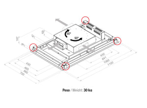Campana de techo Pando E-217