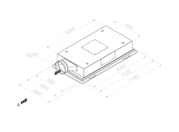 Campana de techo Pando E-240