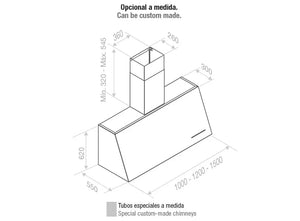 Campana de pared Pando P-2000 Pando
