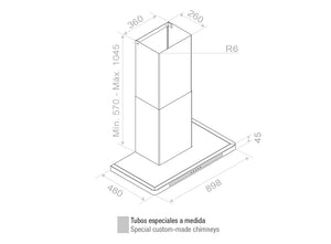 Campana de pared Pando P-827