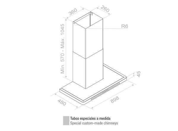 Campana de pared Pando P-827