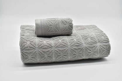 JUEGO DE 3 TOALLAS T1662C GRIS VIDAL HOME