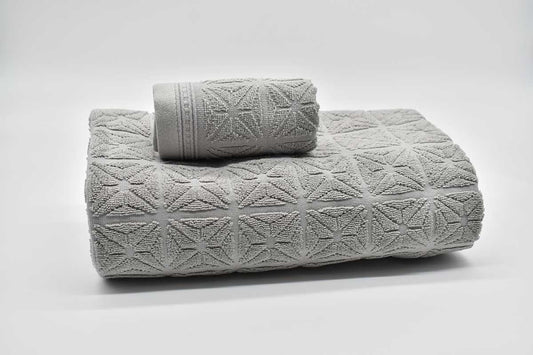 JUEGO DE 3 TOALLAS T1662C GRIS VIDAL HOME