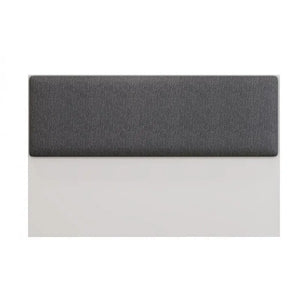 Cabecero tapizado UNI 160, MDP blanco, tejido chumbo, 160x5x90 cms Twin Hogar®