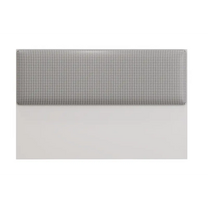 Cabecero tapizado UNI 160, MDP blanco, tejido pied poule, 160x5x90 cms Twin Hogar®