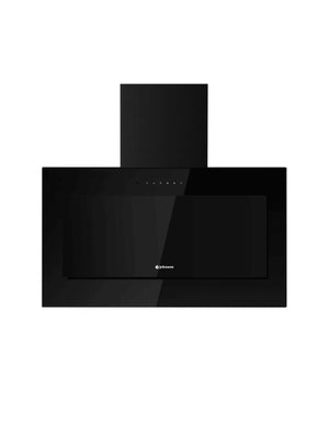 Campana de pared Johnson 90 cm cristal negro inclinado KON908N Johnson
