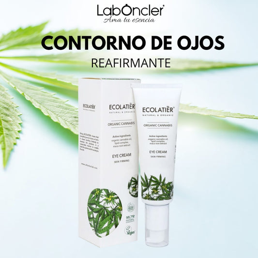 CREMA CONTORNO DE OJOS REAFIRMANTE CON CANNABIS ECOLÓGICO 30 ML. ECOLATIER