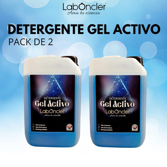 PACK DOBLE DETERGENTE GEL ACTIVO LABONCLER 2x3L.