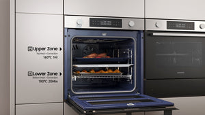 Horno Pirolítico 76L 59.5cm Dual Cook Flex Clase A+ Inox NV7B4530ZAS/U1