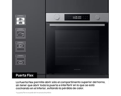 Horno Pirolítico 76L 59.5cm Dual Cook Flex Clase A+ Inox NV7B4530ZAS/U1