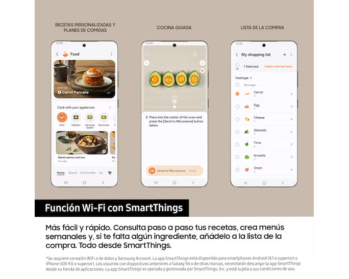 Horno Pirolítico 76L 59.5cm Dual Cook Flex Clase A+ Inox NV7B4530ZAS/U1