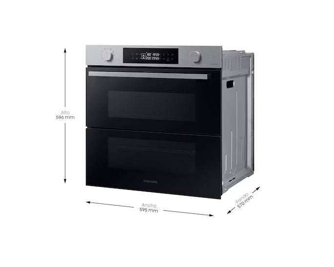 Horno Pirolítico 76L 59.5cm Dual Cook Flex Clase A+ Inox NV7B4530ZAS/U1