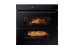 Horno Pirolítico Bespoke AI 76L 59.5cm Dual Cook Steam™ Clase A+ Negro NV7B5750TDK/U1