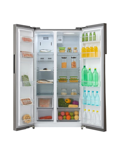 Frigorífico americano Johnson 177x90 cm E Inox JRSS1779ENX