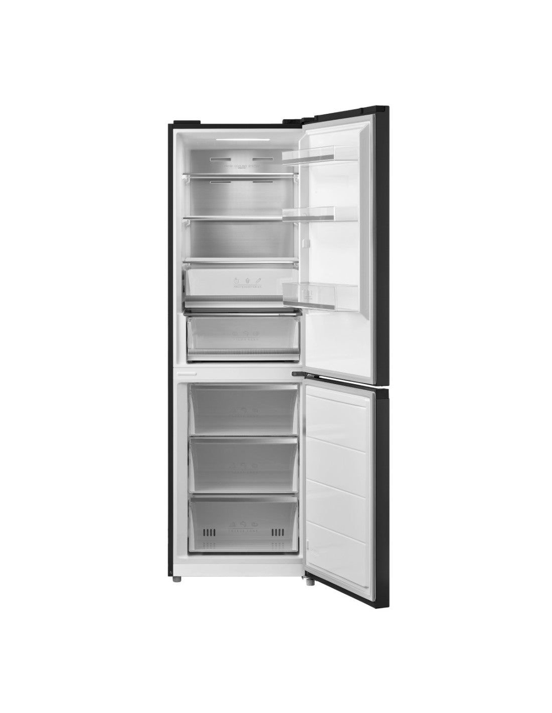 Frigorífico combi Johnson 186x60 cm E Dark Inox JRC185EN2DX