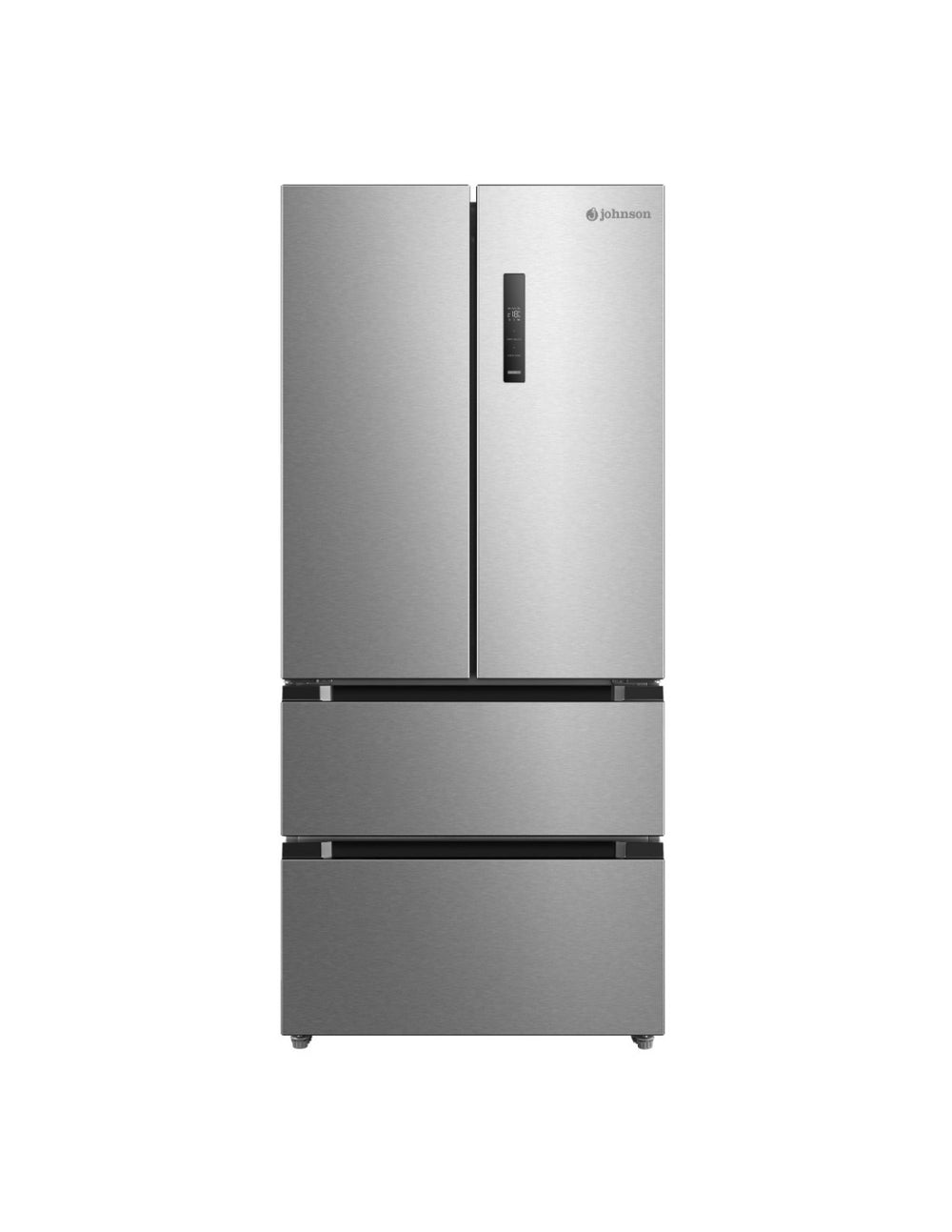 Frigorífico puerta francesa Johnson 190x84 cm 2 puertas 2 cajones E Inox JRFD1908ENX