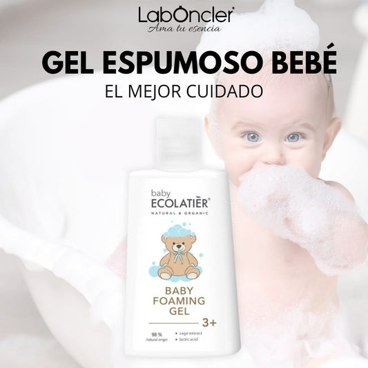 GEL ESPUMOSO PARA BEBÉ +3  250 ML. ECOLATIER