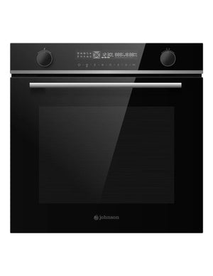 Horno pirolítico Johnson con función AirFry cristal negro JOR70NQ Johnson