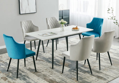 Mesa de comedor Lucia extensible con superficie cerámica Stone