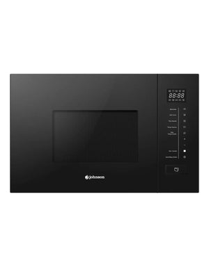Microondas integrado Johnson cristal negro con grill JOMI20NINT Johnson