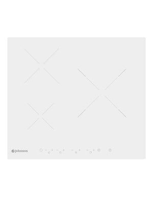 Placa de inducción Johnson blanca 60 cm 3 zonas JINDU3292B Johnson
