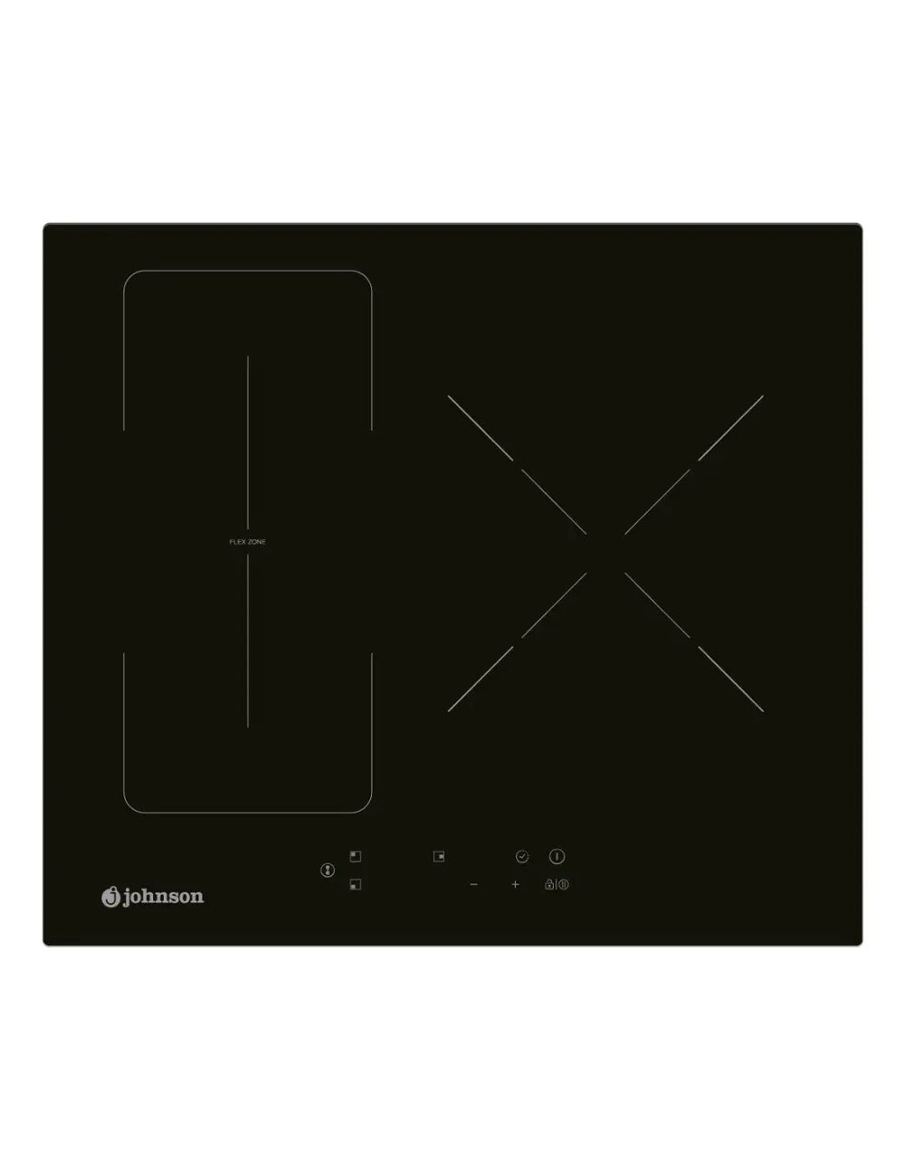 Placa de inducción Johnson 60 cm Flex con zona de 32 cm JINDU332FLEX Johnson