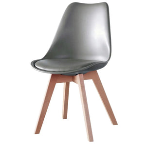 Silla Vicky gris Twin Hogar®