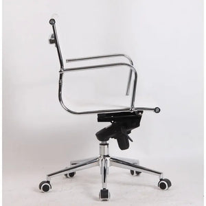 Sillón de oficina MAX NEW, giratorio, malla blanca Twin Hogar®