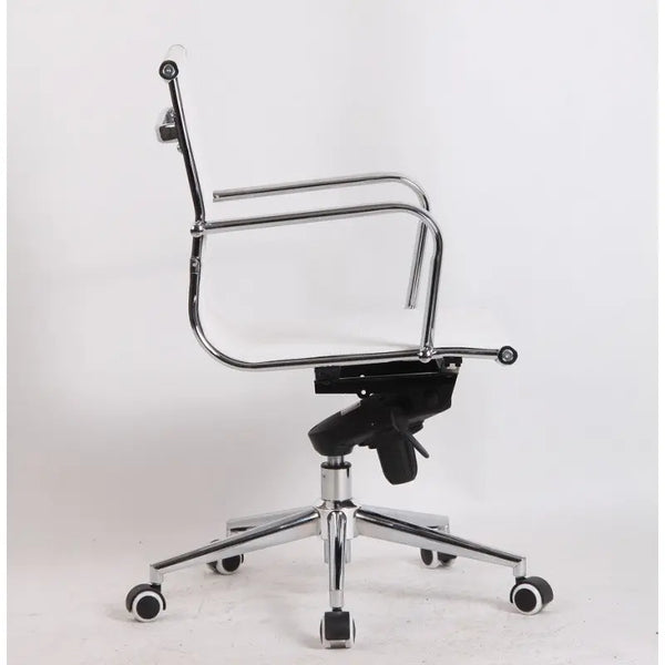 Sillón de oficina MAX NEW, giratorio, malla blanca Twin Hogar®