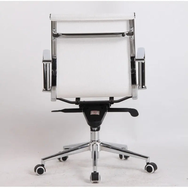 Sillón de oficina MAX NEW, giratorio, malla blanca Twin Hogar®