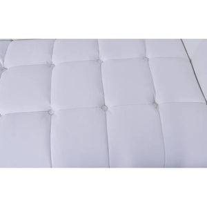 Sillón LEWIS, similpiel blanca Twin Hogar®