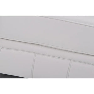 Sofá CHESTER, 2 plazas, similpiel blanca Twin Hogar®
