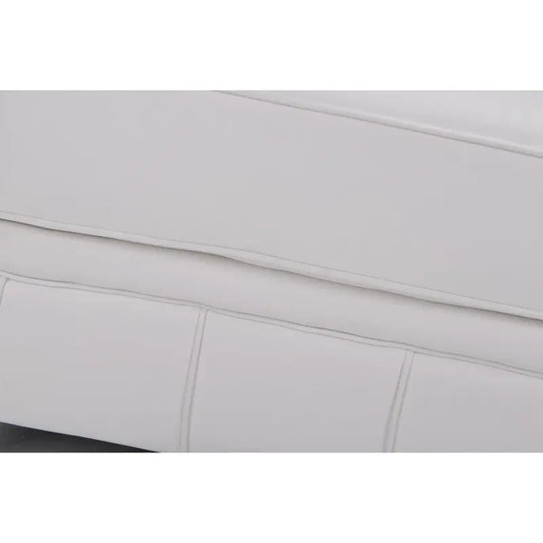 Sofá CHESTER, 2 plazas, similpiel blanca Twin Hogar®