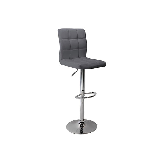 Taburete Twin cromo gris