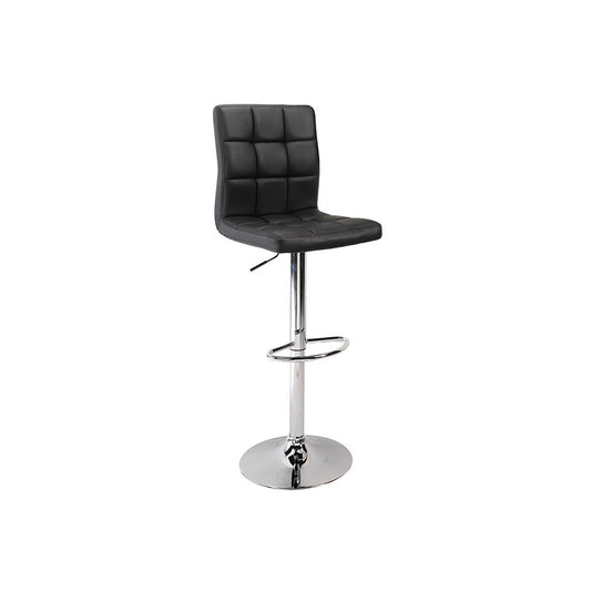 Taburete Twin cromo negro