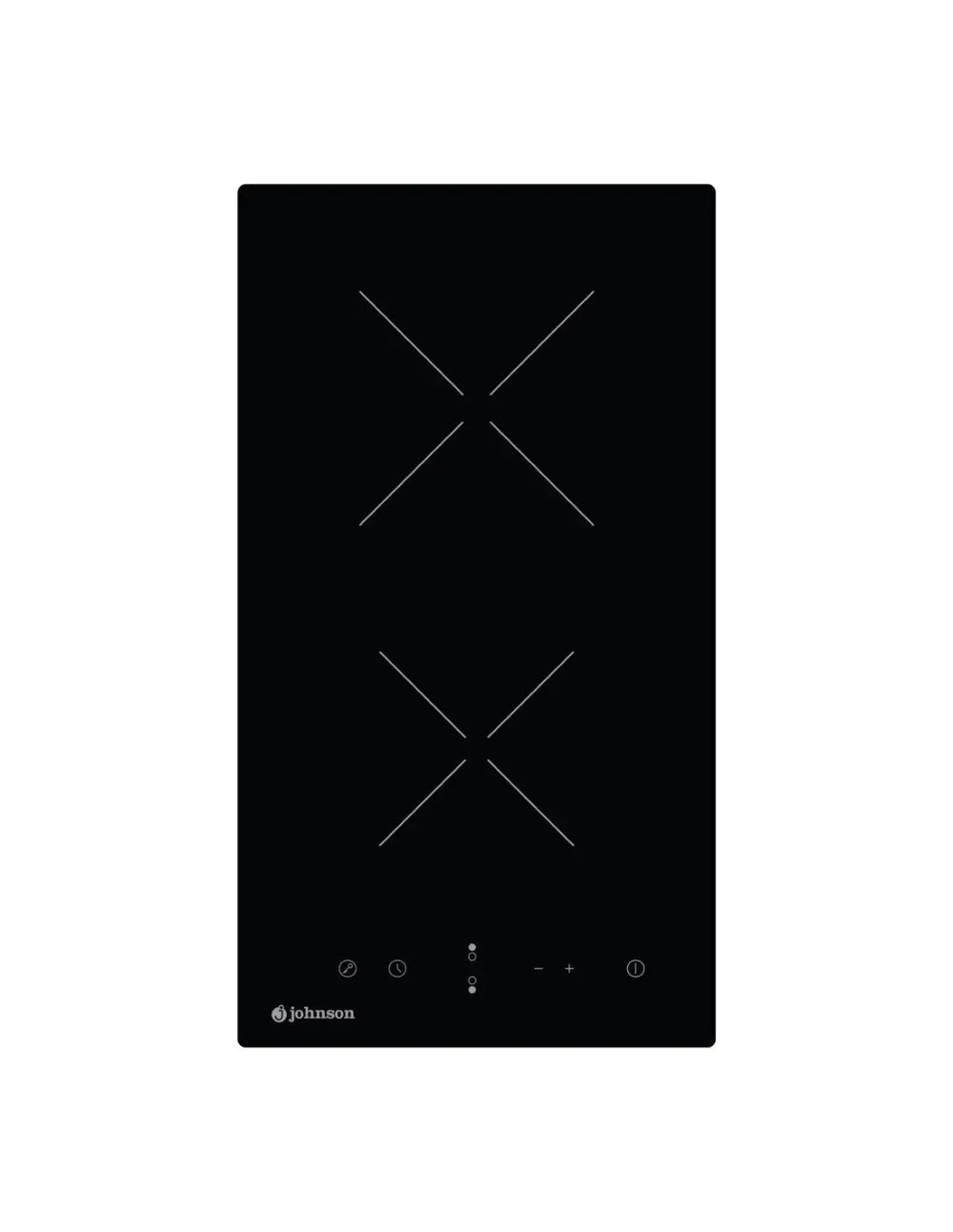 Placa modular vitrocerámica Johnson 30 cm 2 zonas JVICA2301 Johnson