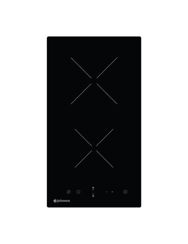 Placa modular vitrocerámica Johnson 30 cm 2 zonas JVICA2301 Johnson