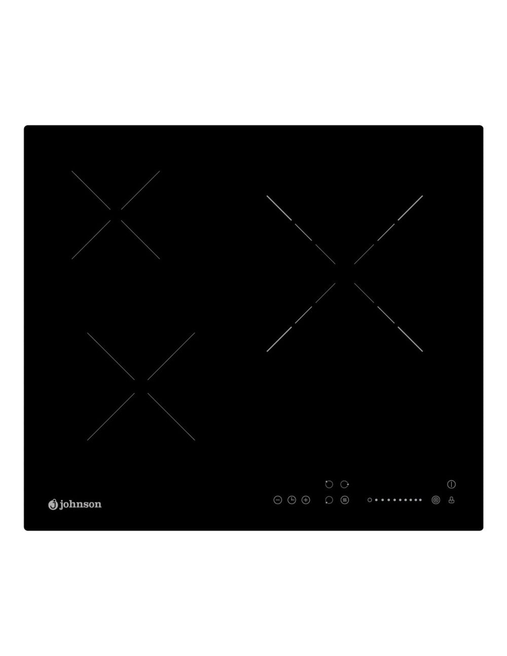 Placa vitrocerámica Johnson 60 cm 3 zonas JVICA3302